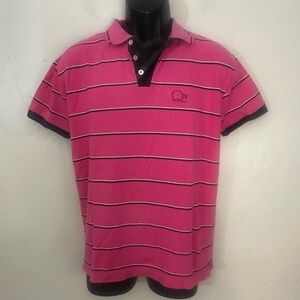 Cunard Queen Victoria Polo Large Gently worn 95% cotton / 5% spandex 22" armpits